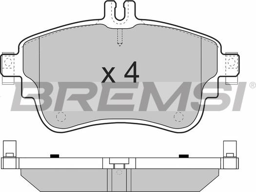 Bremsi BP3497CE - Bremžu uzliku kompl