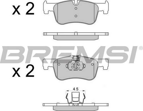 Bremsi BP3520CE - Bremžu uzliku kompl