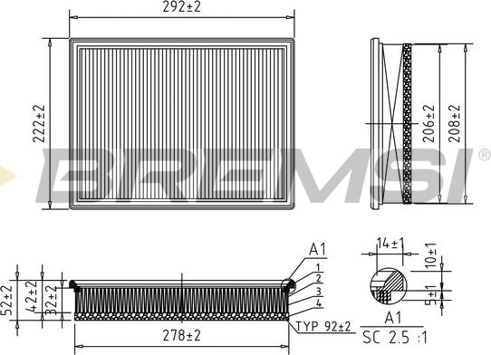 Bremsi FA0610 - Auto Part