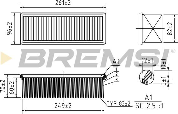 Bremsi FA0612 - Auto Part