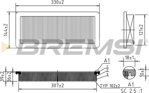 Bremsi FA1037 - Auto Part