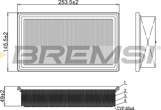 Bremsi FA1102 - Auto Part