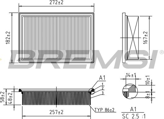 Bremsi FA1134 - Auto Part