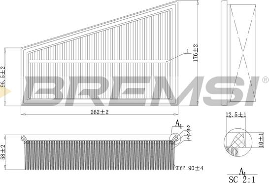 Bremsi FA1197 - Auto Part