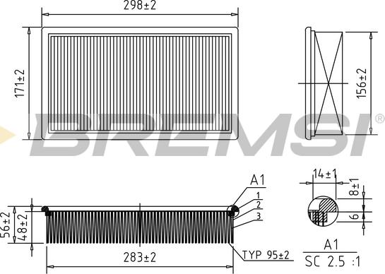Bremsi FA1223 - Auto Part