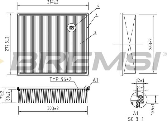 Bremsi FA1252 - Auto Part