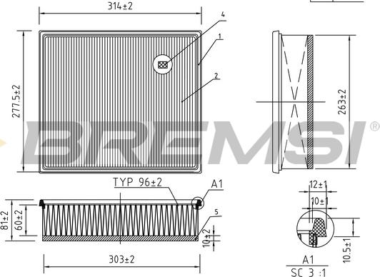 Bremsi FA1253 - Auto Part