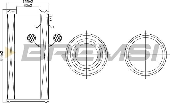 Bremsi FA1255 - Auto Part