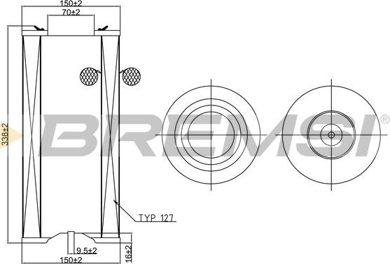Bremsi FA1256 - Auto Part