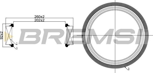 Bremsi FA1259 - Auto Part