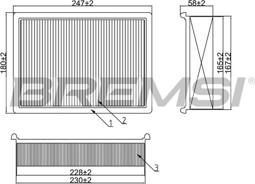 Bremsi FA1650 - Auto Part