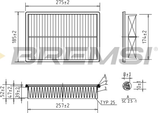 Bremsi FA1703 - Auto Part