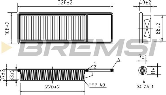 Bremsi FA1705 - Auto Part