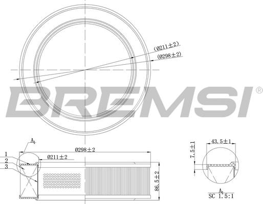 Bremsi FA2072 - Auto Part