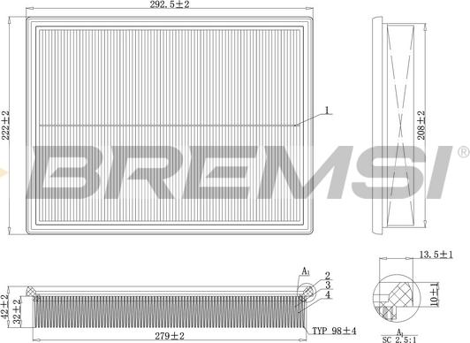 Bremsi FA2105
