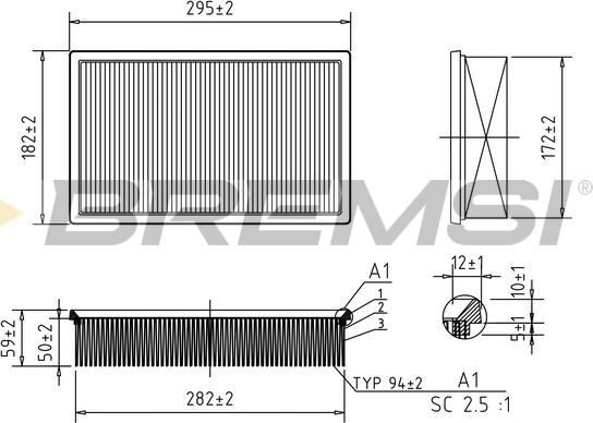 Bremsi FA2319 - Auto Part
