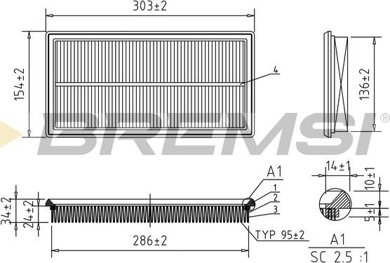 Bremsi FA2398 - Auto Part