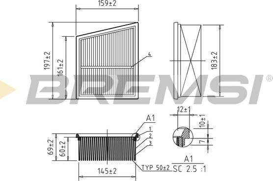 Bremsi FA2552 - Auto Part