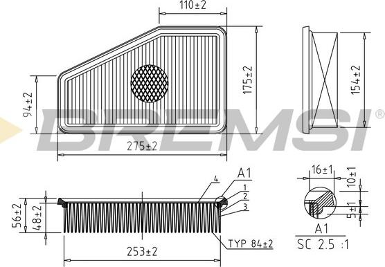 Bremsi FA2567 - Auto Part