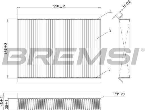 Bremsi FC0168C - Auto Part