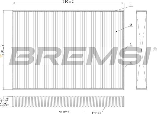 Bremsi FC0410A