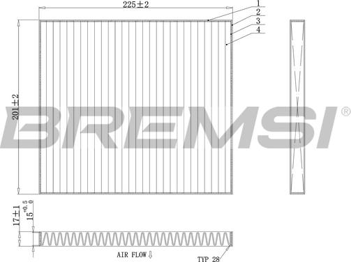 Bremsi FC0447C - Auto Part