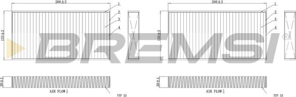 Bremsi FC0859C - Auto Part