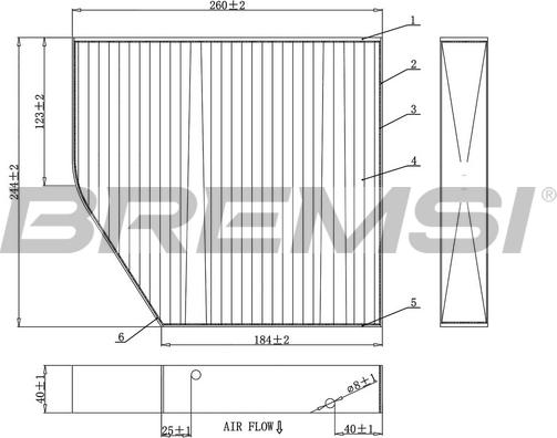Bremsi FC0875A - Auto Part