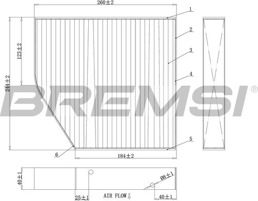 Bremsi FC0875C - Auto Part