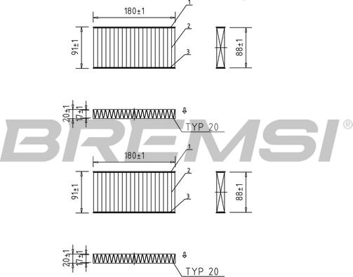 Bremsi FC0888C