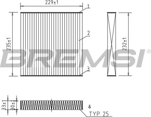 Bremsi FC1325C - Auto Part