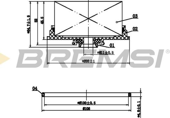 Bremsi FE2899
