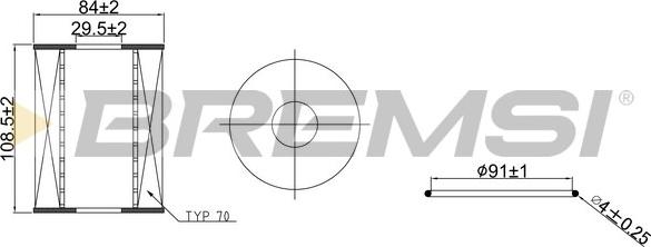 Bremsi FL2543 - Auto Part