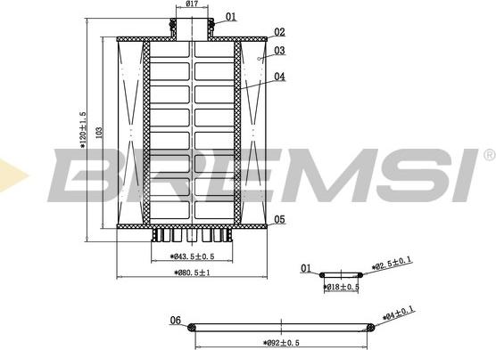 Bremsi FL2894 - Auto Part