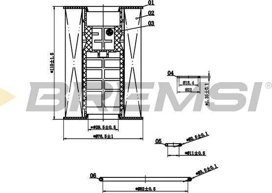 Bremsi FL2904 - Auto Part