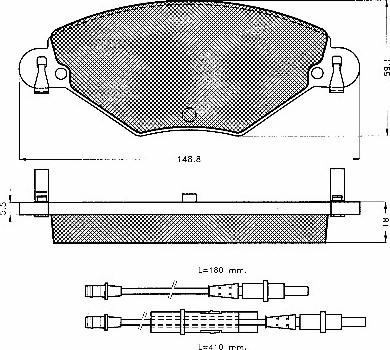 HELLA 8DB 355 019-411 - Bremžu