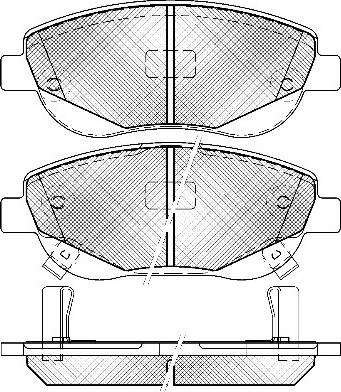 Blue Print ADT342182 - BREMŽU UZLIKAS