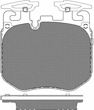 Samko 5SP2158 - Bremžu uzliku kompl