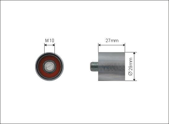 Caffaro 218-00 - Spriegotājrullītis, Gāzu sadales