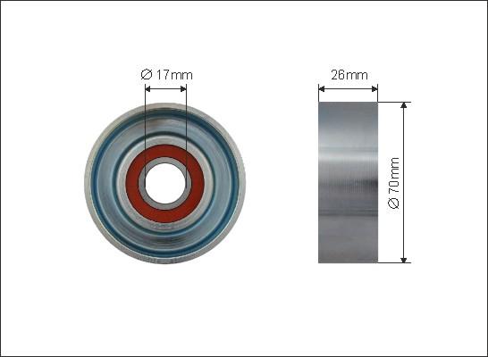 Caffaro 500425 - J1145081 TIKAI RULLIS