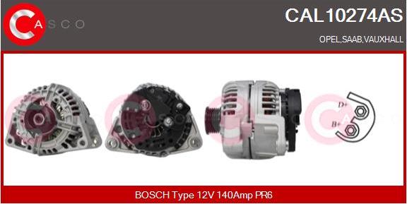 Casco CAL10274AS - Auto Part