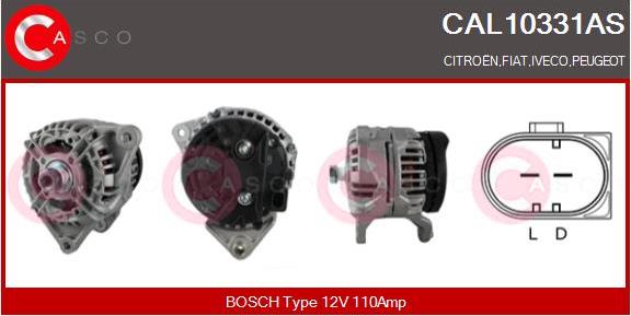Casco CAL10331AS - Ģenerators