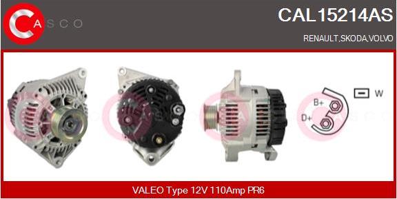 Casco CAL15214AS - Ģenerators