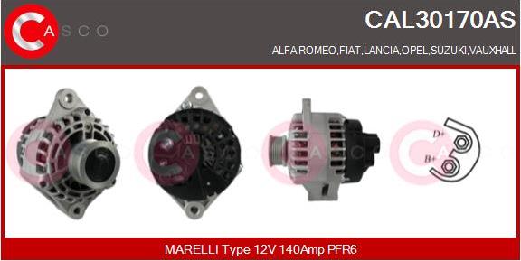 Casco CAL30170AS - Auto Part