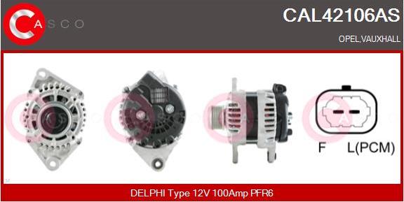 Casco CAL42106AS - Ģenerators