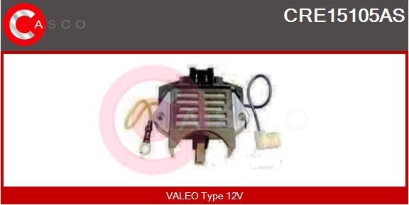Casco CRE15105AS - Ģeneratora sprieguma regulators