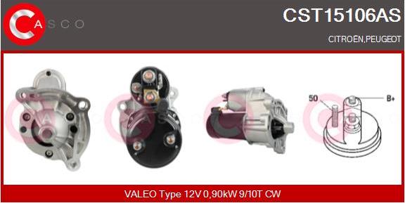 Casco CST15106AS - Starteris