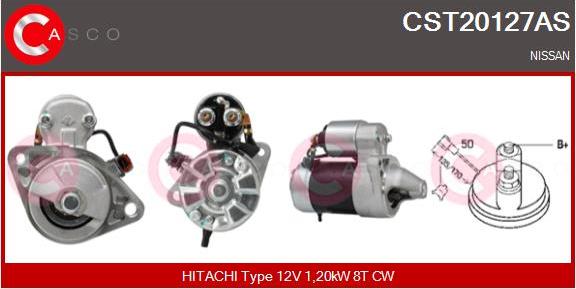 Casco CST20127AS - Starteris