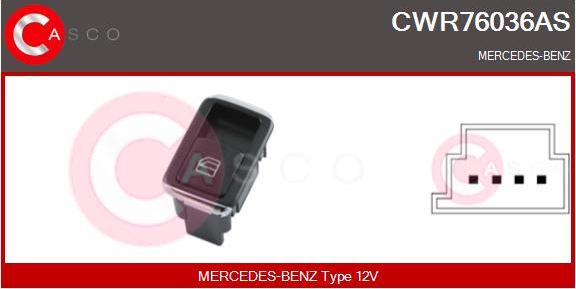 Casco CWR76036AS - Auto Part