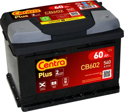 CENTRA CB602 - Startera akumulatoru baterija